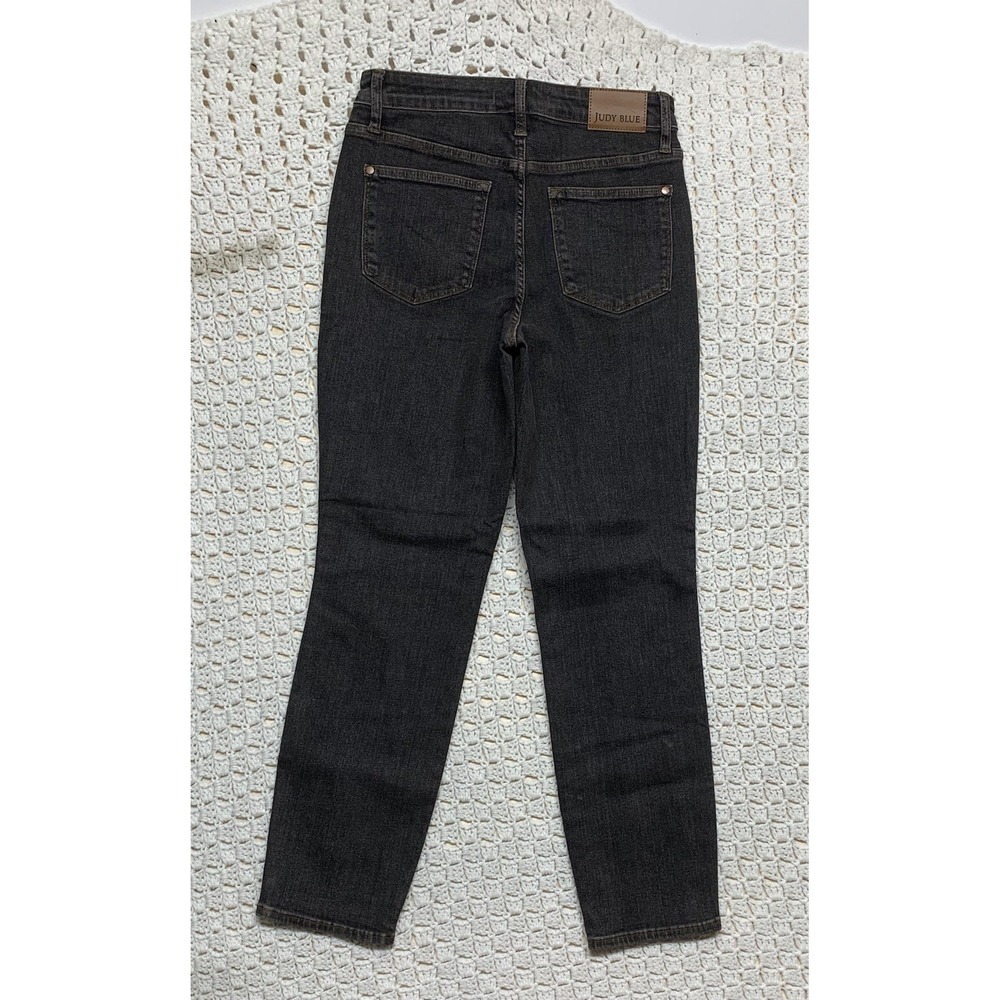 Judy Blue Jeans Womens Sz 9/29 Black Stretch High Rise Skinny Slim Fit JB88902 - Picture 3 of 10